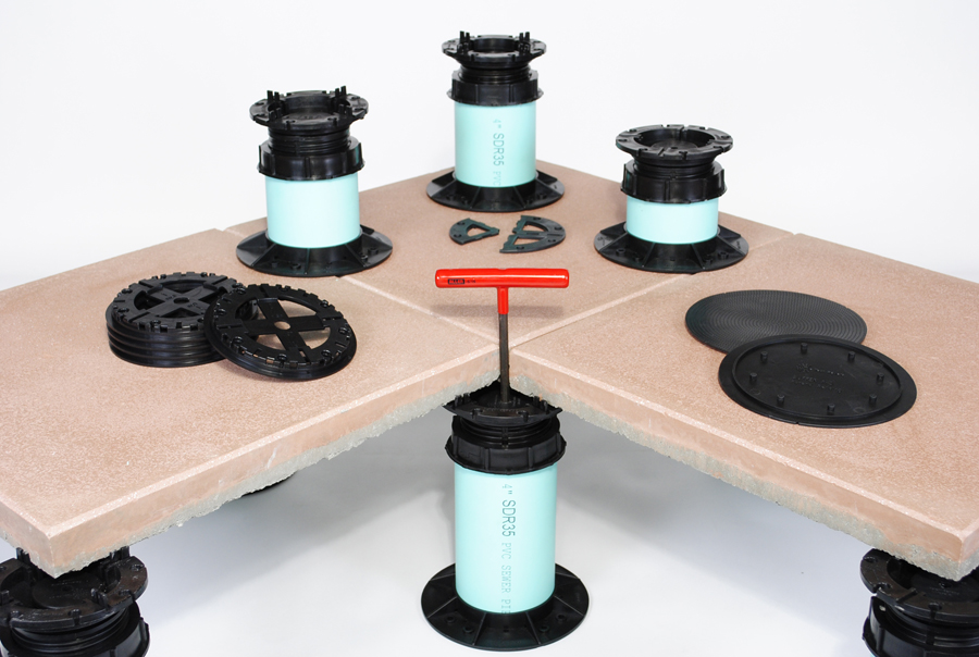 Paver Pedestal System | Raised Paver Deck System - Tile Tech Pavers®