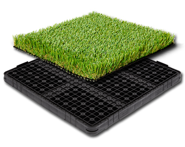 Turf Tray Artificial Grass Pedestal Pavers