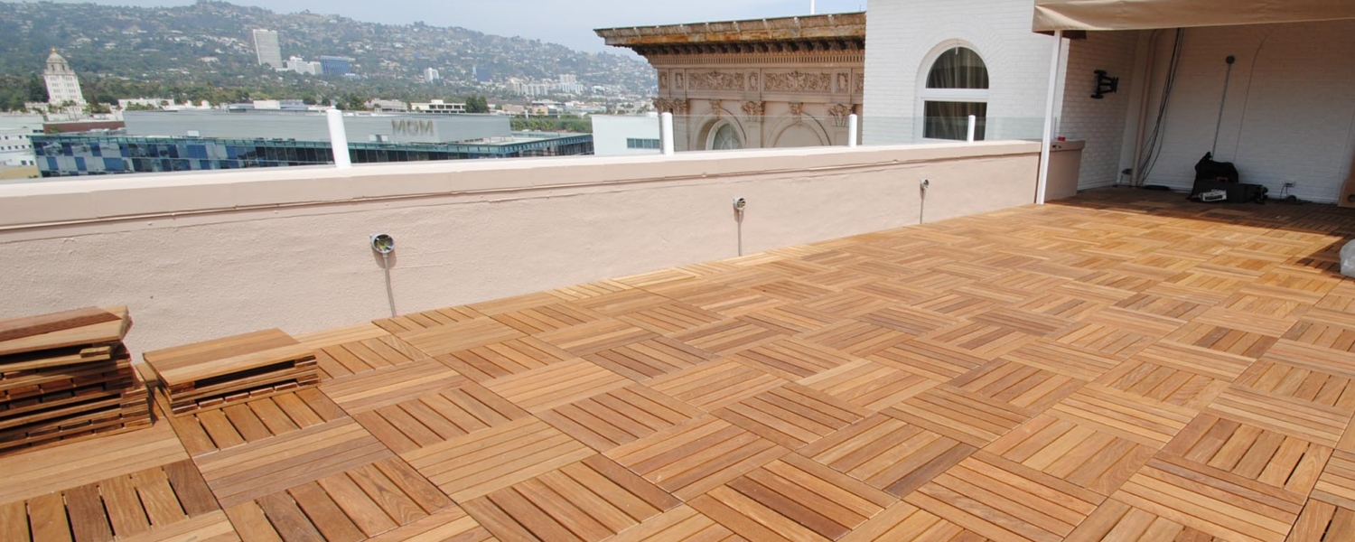 Beverly Wilshire Roof Deck IPE Wood 12