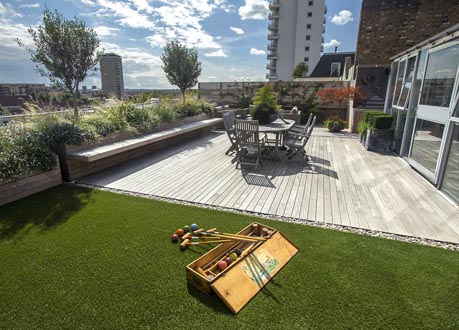 Roof Deck Artificial Turf Grass 01