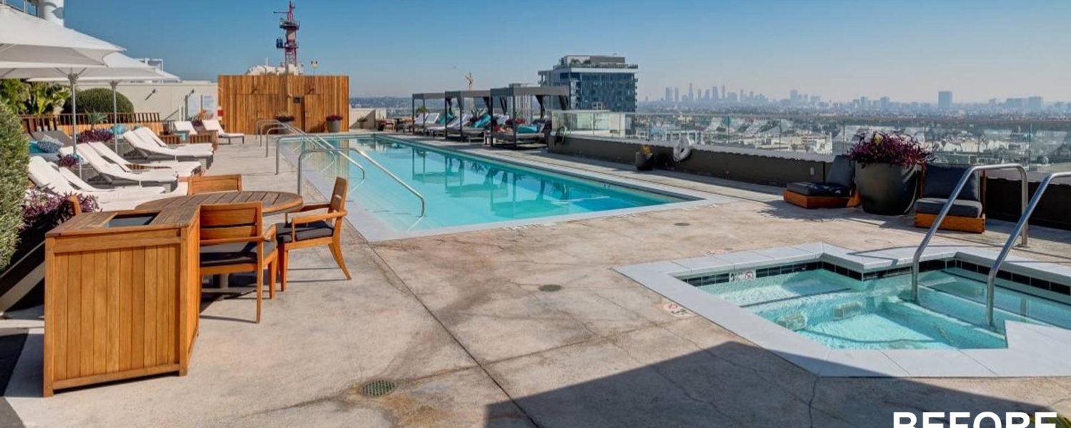 W Hotel Residence - Hollywood, CA - Tile Tech Pavers