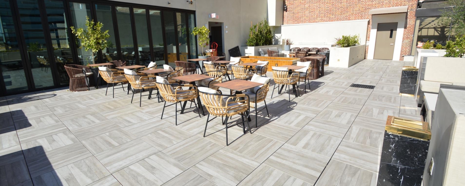 Mayfair Hotel - Los Angeles, CA - Tile Tech Pavers