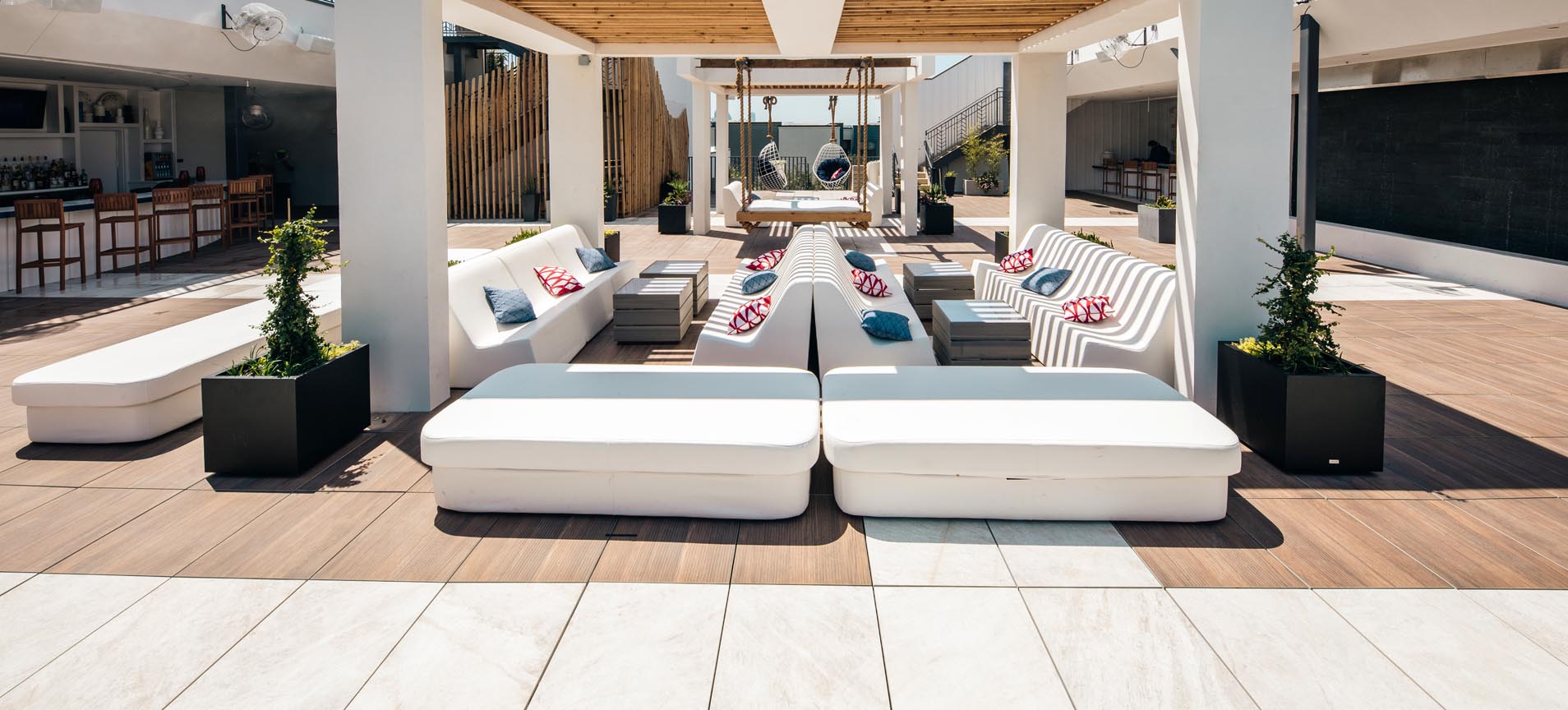 77 Degrees - Rooftop Bar | Tile Tech Pavers®