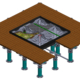 Green Roof IPE Wood Tiles Modular 1500x600 01