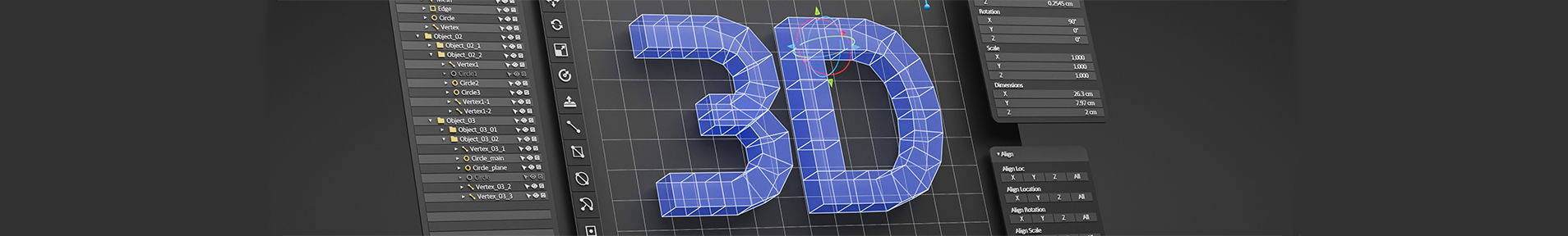 3D Models Banner